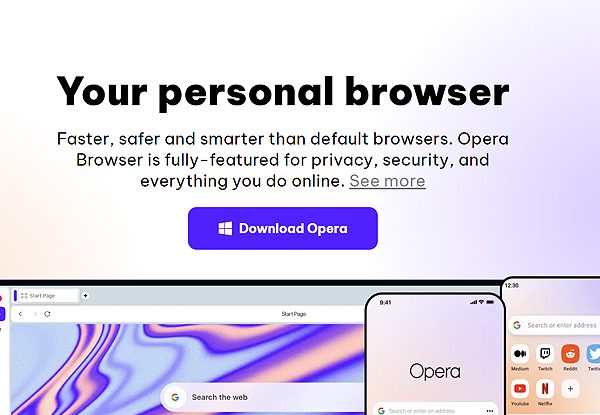 오페라 브라우저 다운로드 (Opera Web Browser)