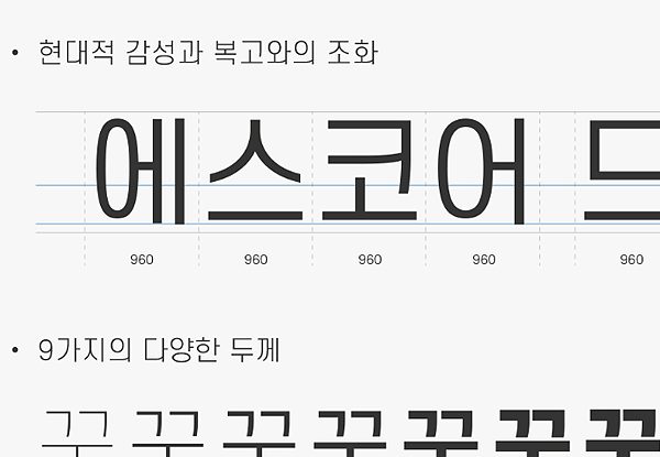 에스코어 드림 폰트 다운로드